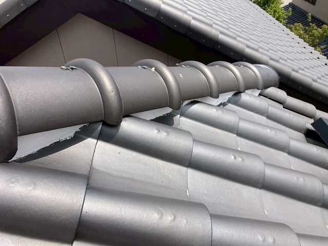 雨漏り疑惑のある棟ぎわ